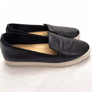 Birdies Swift Black Leather Slip On Sneaker Shoes Women’s Size 9.5